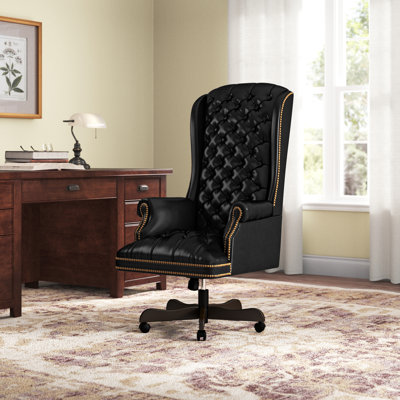 High Back Traditional Tufted LeatherSoft Executive Swivel Ergonomic Office Chair by Flash Furniture