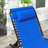 Folding Chaise Lounge Pool Chair, Patio Sun Tanning Chair, Outdoor Lounge Chair With 4-Position Reclining Back, Breathable Mesh Seat For Beach, Yard, Patio, Blue-791904394-789767958