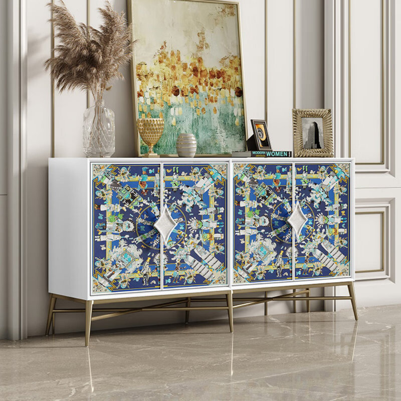 Minimalist Painted Entrance Cabinet