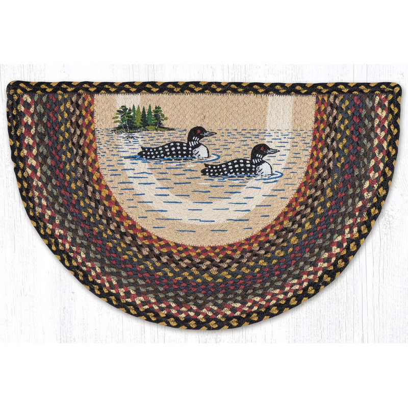  Tapis décoratif Loon, Tranche de Loon