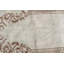 Petit tapis turc Oushak tissé à la main en beige pour une idée de cadeau de décoration