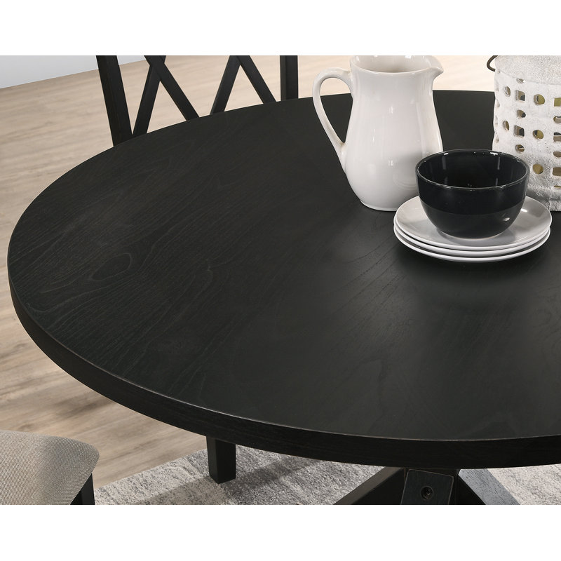 Ensemble repas 5 pièces Indvale, Noir