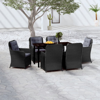 Rectangular 6 - Person 55.1" Long Dining Set