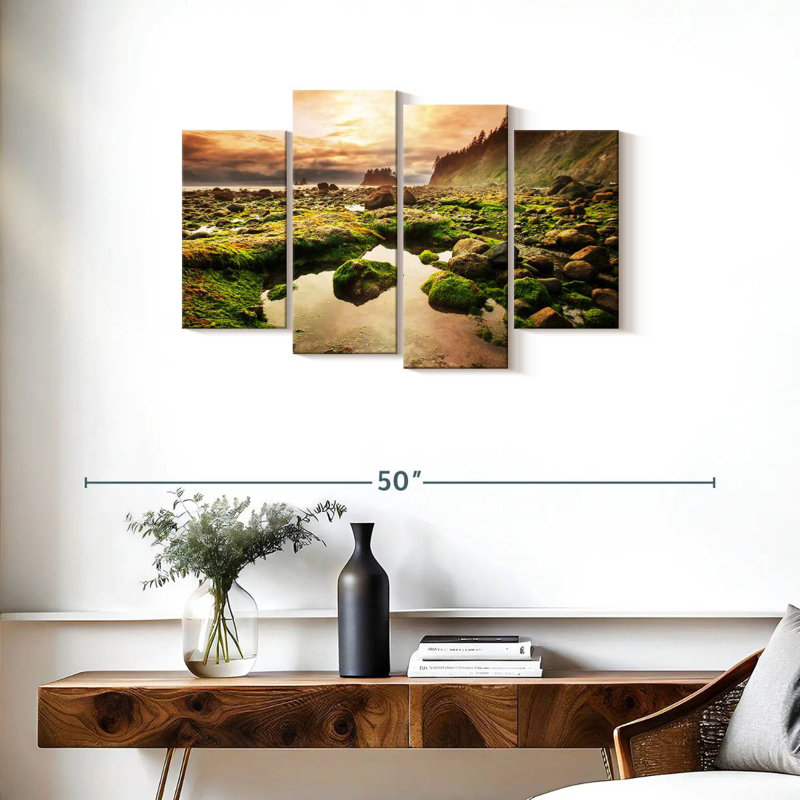 Gillard Olympic Park Mossy Rocks, 22" H x 36" W