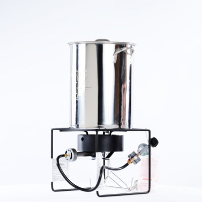 King Kooker 29 Qt. Stainless Steel Turkey Frying Outdoor Cooker Kit