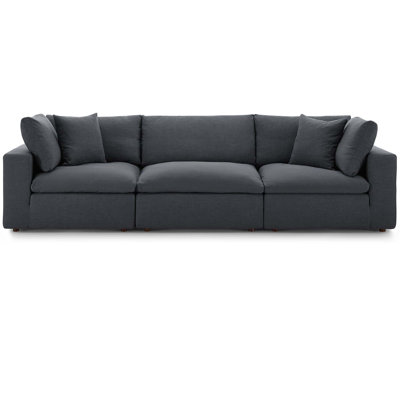 Modway Copper Grove Hrazdan Down-filled Over-stuffed 3-piece Sectional Sofa Set