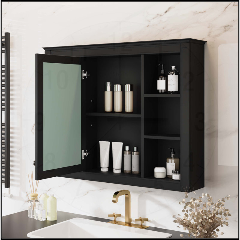 Armoire de salle de bain murale moderne avec rangement polyvalent et design élégant