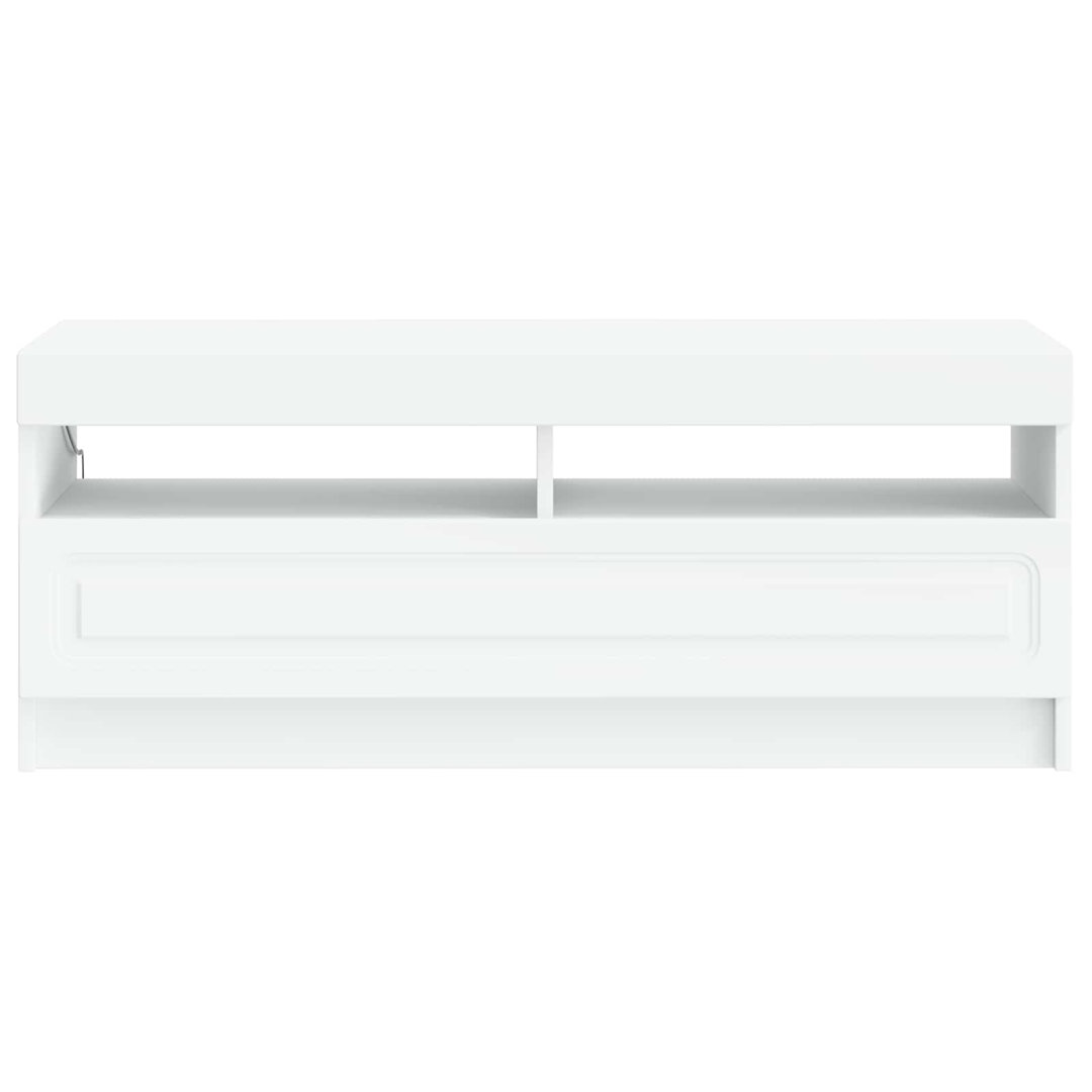 LED TV Cabinet with LED Strip Lights UTRECHT Engineered Wood Furniture