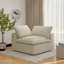 Linen Blend Slipcovered Corner Chair-543301431