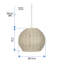 Luminaire suspendu d'extérieur 1 lumière noir Folsom-269657444-318748143