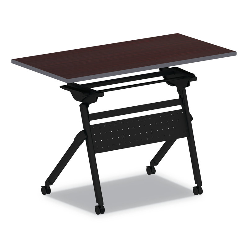 VersaFlip Quick Setup & Nesting Black Steel Table Base