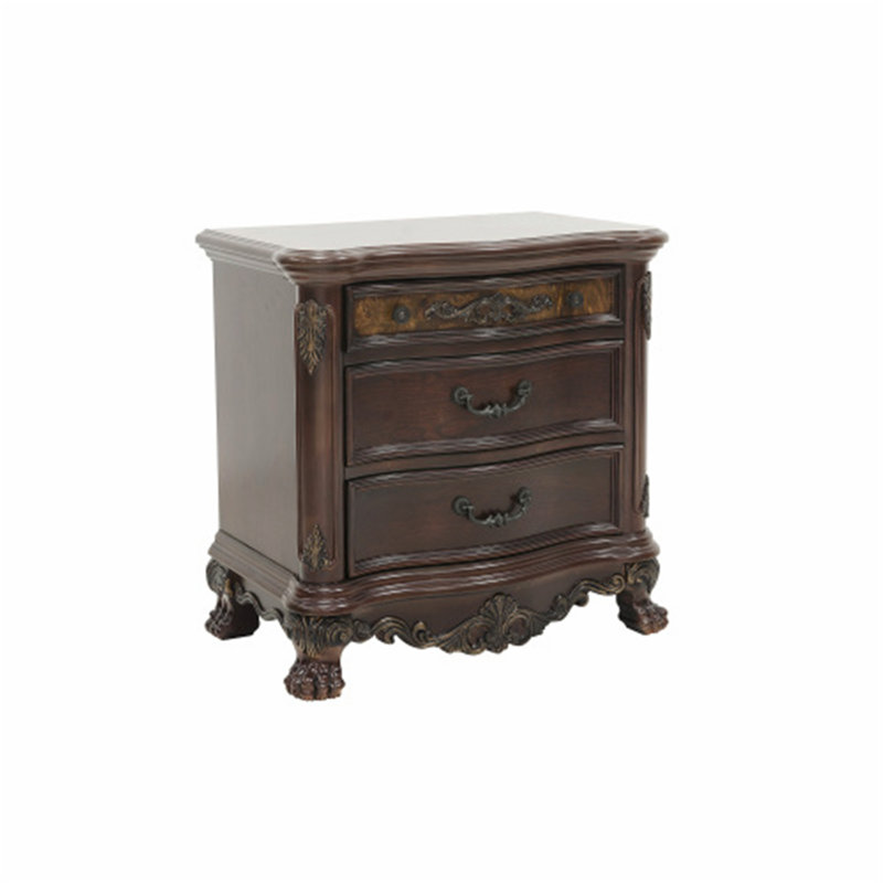 Table de chevet en bois massif Alyzon