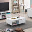 Aile Four Leg Coffee Table with Storage