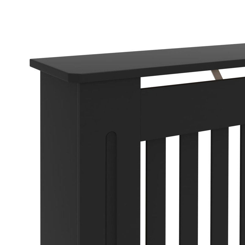 Rachelle Radiator Cover, Black, 81cm H x 152cm W x 19cm D