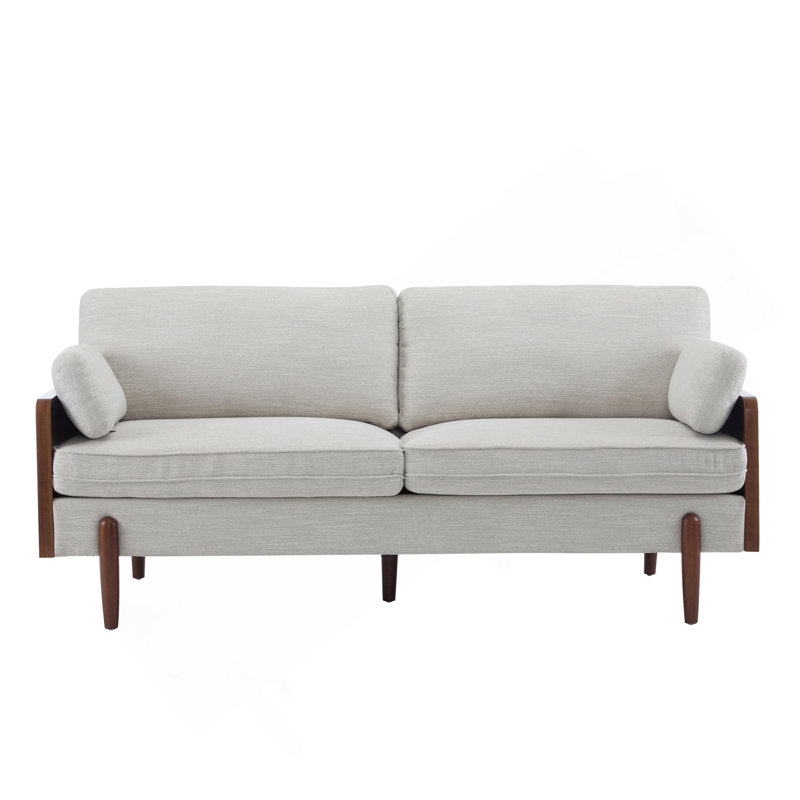 Canapé Mid-Century moderne beige, Beige