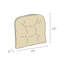 Coussins de salle à manger et de cuisine antidérapants de 15 po x 15 po x 3 po-450916936-498947808