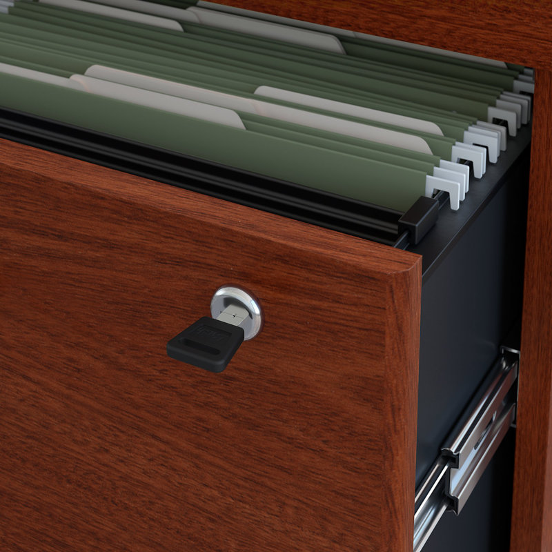 Series C 35.67'' Wide 2 -Drawer File Cabinet, Mahogany