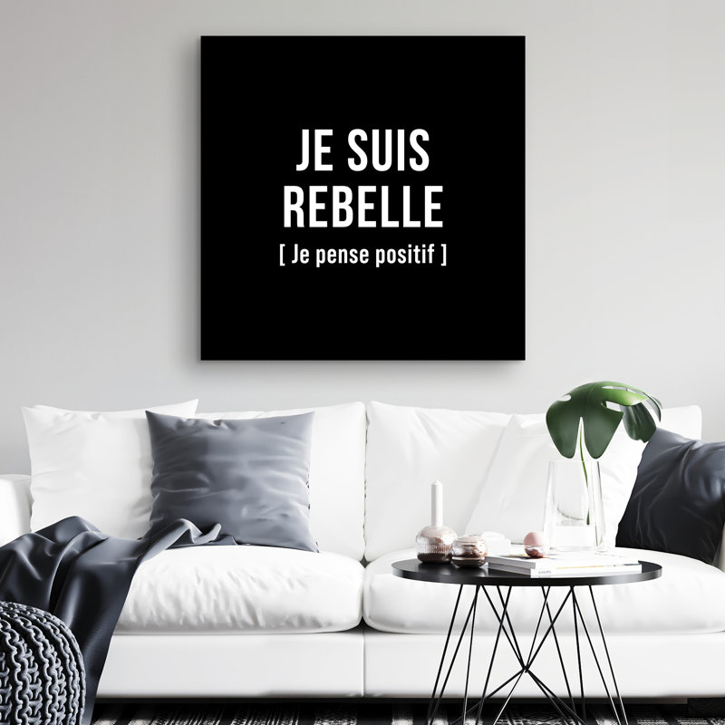 I'm rebellious - 32"x32" art on canvas