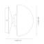 Pensee 1 - Light LED Flush Mounted Sconce-942015854