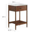 Meuble-lavabo simple 24 po avec plateau en céramique Modway Zaire-94387547-94387550