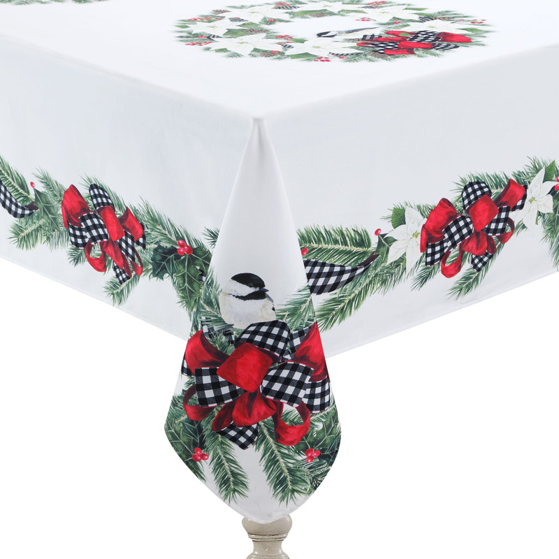Nappe Christmas Trimmings, 144 po x 70 po