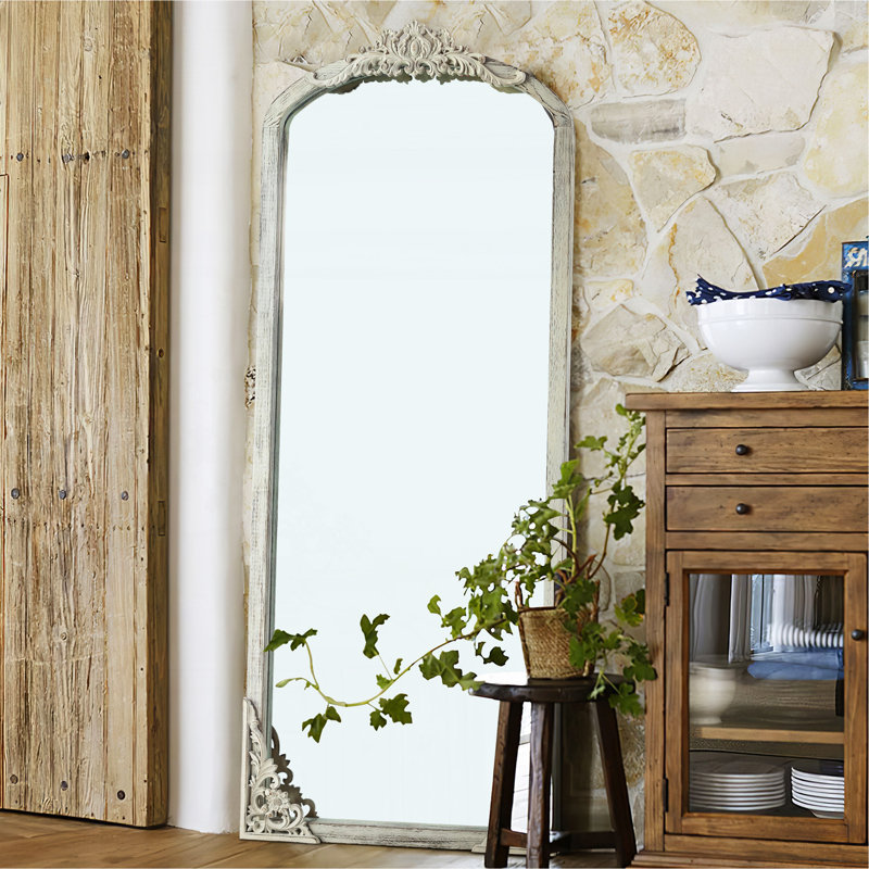 Miroir pleine longueur en bois massif