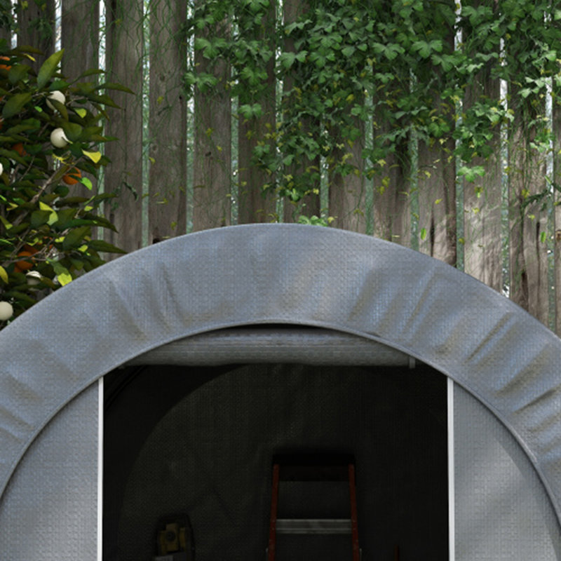 Garden Storage Tent, Heavy Duty Outdoor Shed, Waterproof Portable Shed Storage Shelter with Galvanized Metal Frame for Bike, Motorcycle, Garden Tools