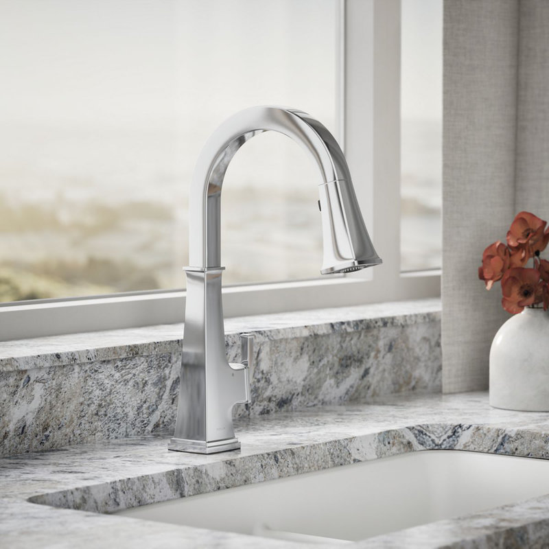 Riff Touchless Pull-Down Kitchen Sink Faucet, Polished Chrome