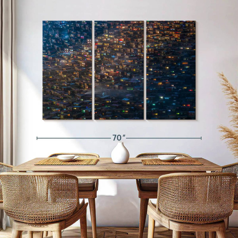 Night, 42" H x 65" W