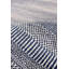 Tapis rectangulaire en soie / laine noué à la main bleu marine / gris-88881997