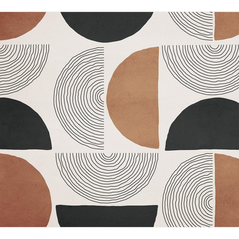 Peel & Stick Geometric Border, 108" L x 120" W