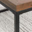 Table basse carrée 30 po Chantel Amande
