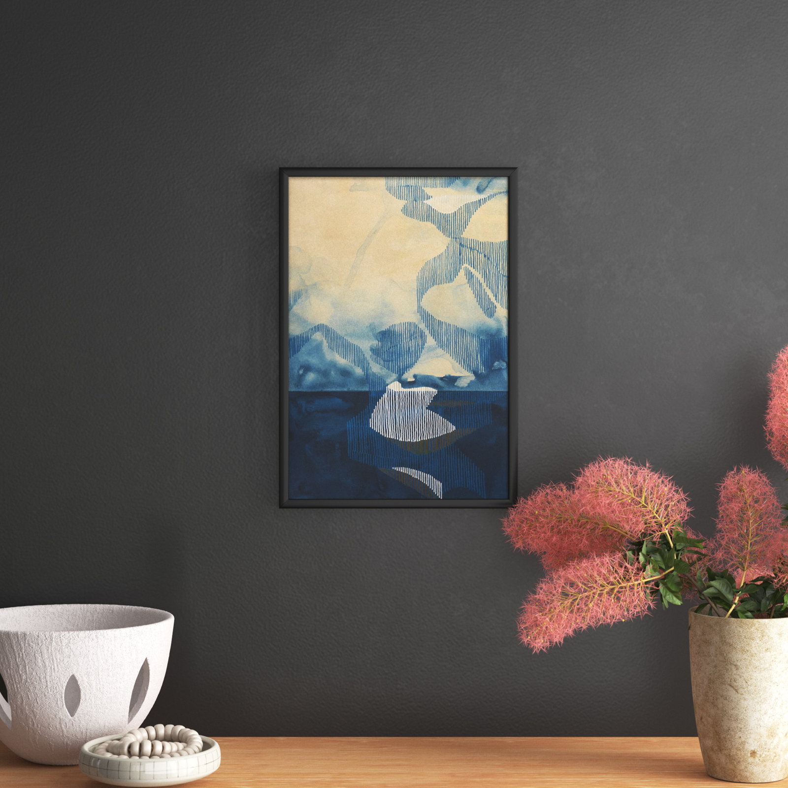 Far North 1 - Print, Black, 20" H x 14" W x 1.25" D