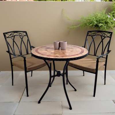 Richmond 2 Seater Bistro Set with Cushions
