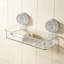 Organisateur mural multi-usages avec ventouses | Boîte de rangement ventilée pour la salle de bain et la cuisine