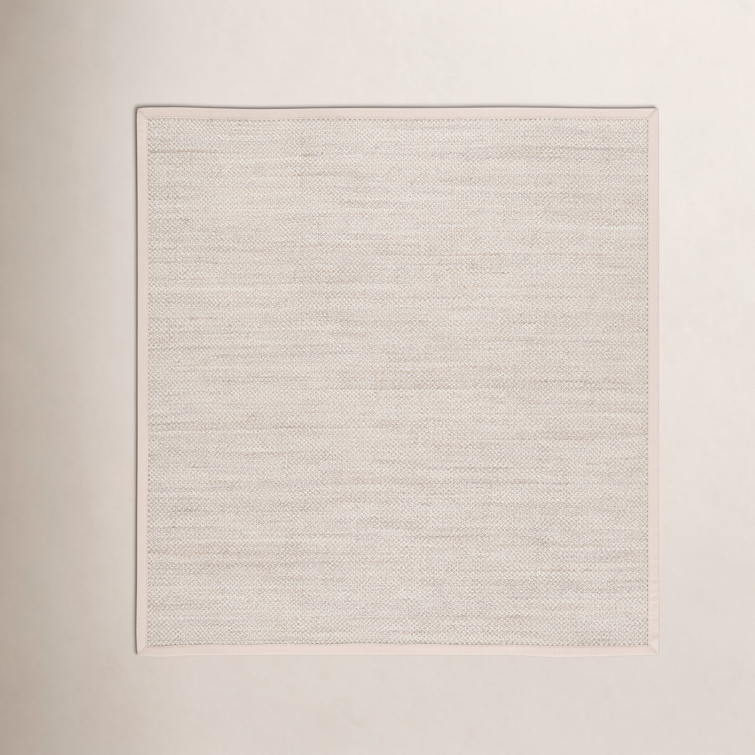 Torbin Marble Beige Jute Rug, Square 10'