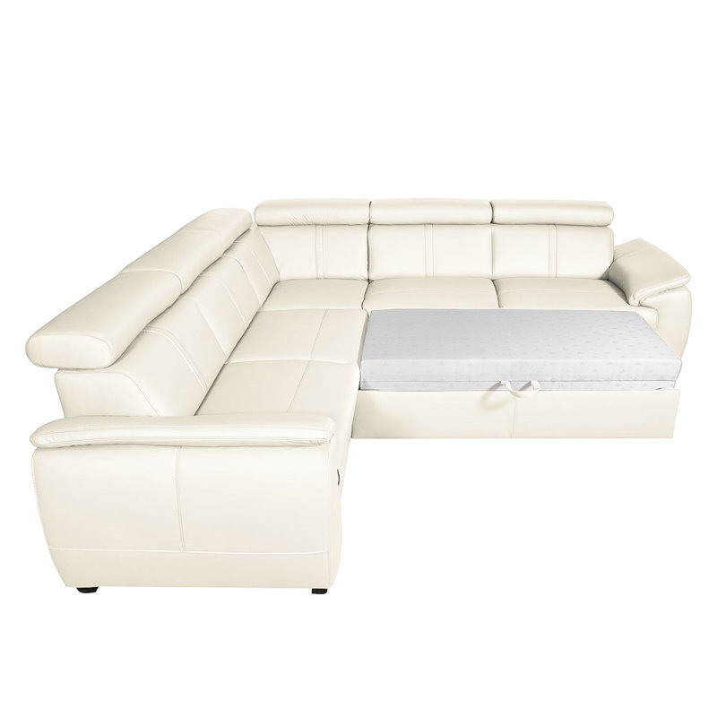 Bangert 5 Seater Sofa Bed, White