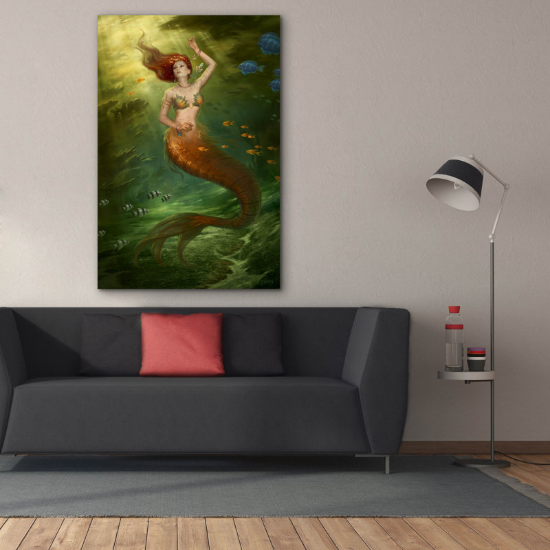 «Underneath it All» par Howard Lyon, art mural sur toile, L 40 po x H 60 po x P 1,5 po