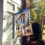 Drapeau Cowboy Welcome House-112699205