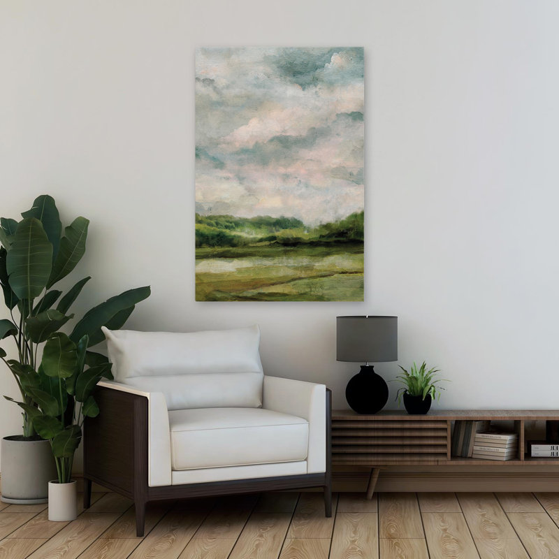 Empyrean - Arbres de paysage contemporains, art du ciel, H 36 po x l 24 po