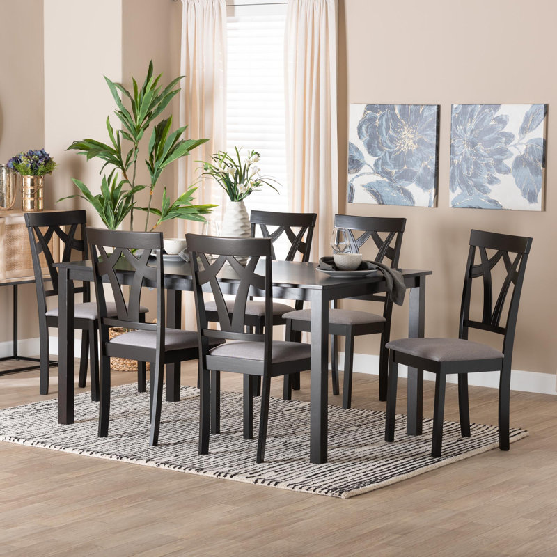 Jodel 6 - Person Four Leg Dining Set