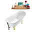 1699.3mm x 800.1mm Soaking Acrylic Bathtub-883458274-883458294