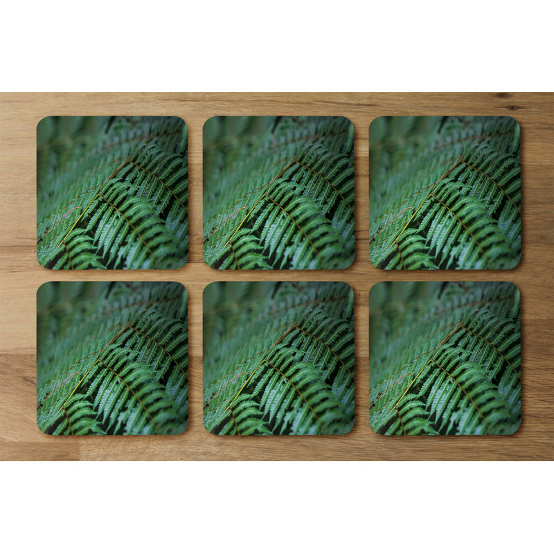 Square 6 Piece Coaster Set