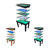 KICK Hexad 48" 6-In-1 Multi Game Table-91074959