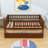 Wood Daybed with Two Drawers and Slats-209425329-209425341