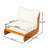 Lazy Acacia Patio Club Chair,Beige
