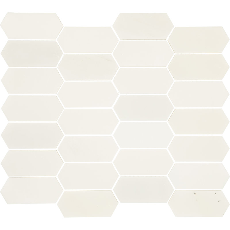 12" x 13" Honeycomb Mosaic Wall & Floor Tile, Empyrean Ice/Cream