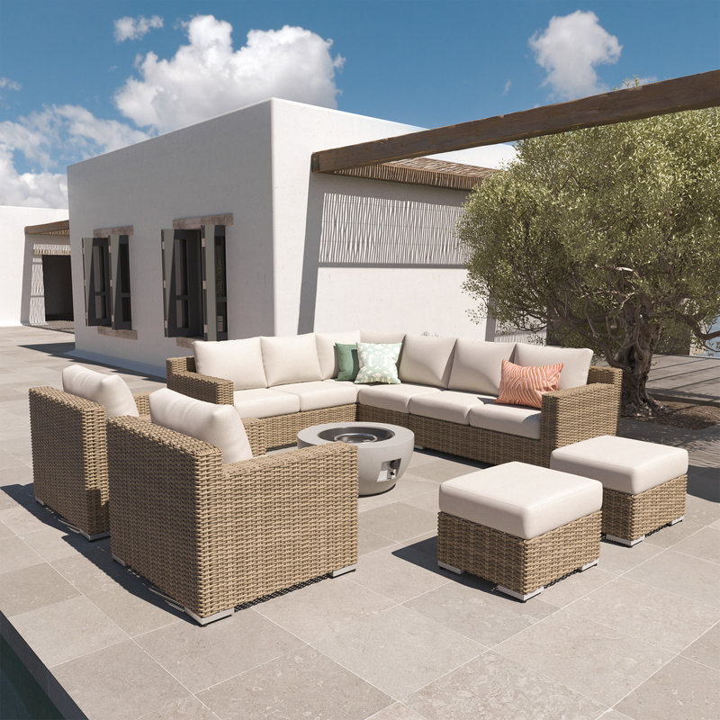 Casey 9-Piece Fire Seating Sectional