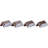 Bronze Integrated LED Step Light Pack