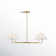 Pearson 4 - Light Dimmable Sputnik Modern Linear Chandelier